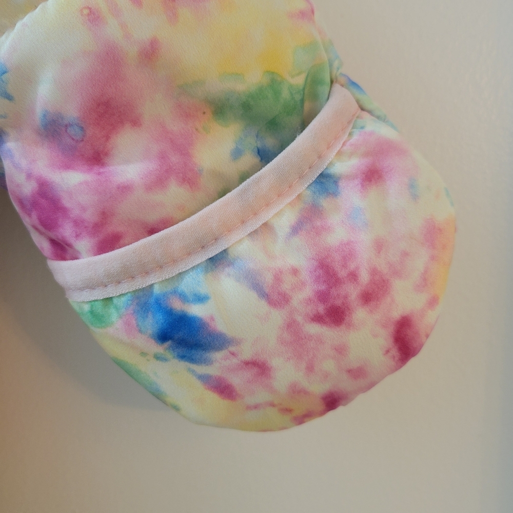 6-9 month Wippette snowsuit unicorn rainbow colorful baby infant mittens footies - Picture 4 of 11